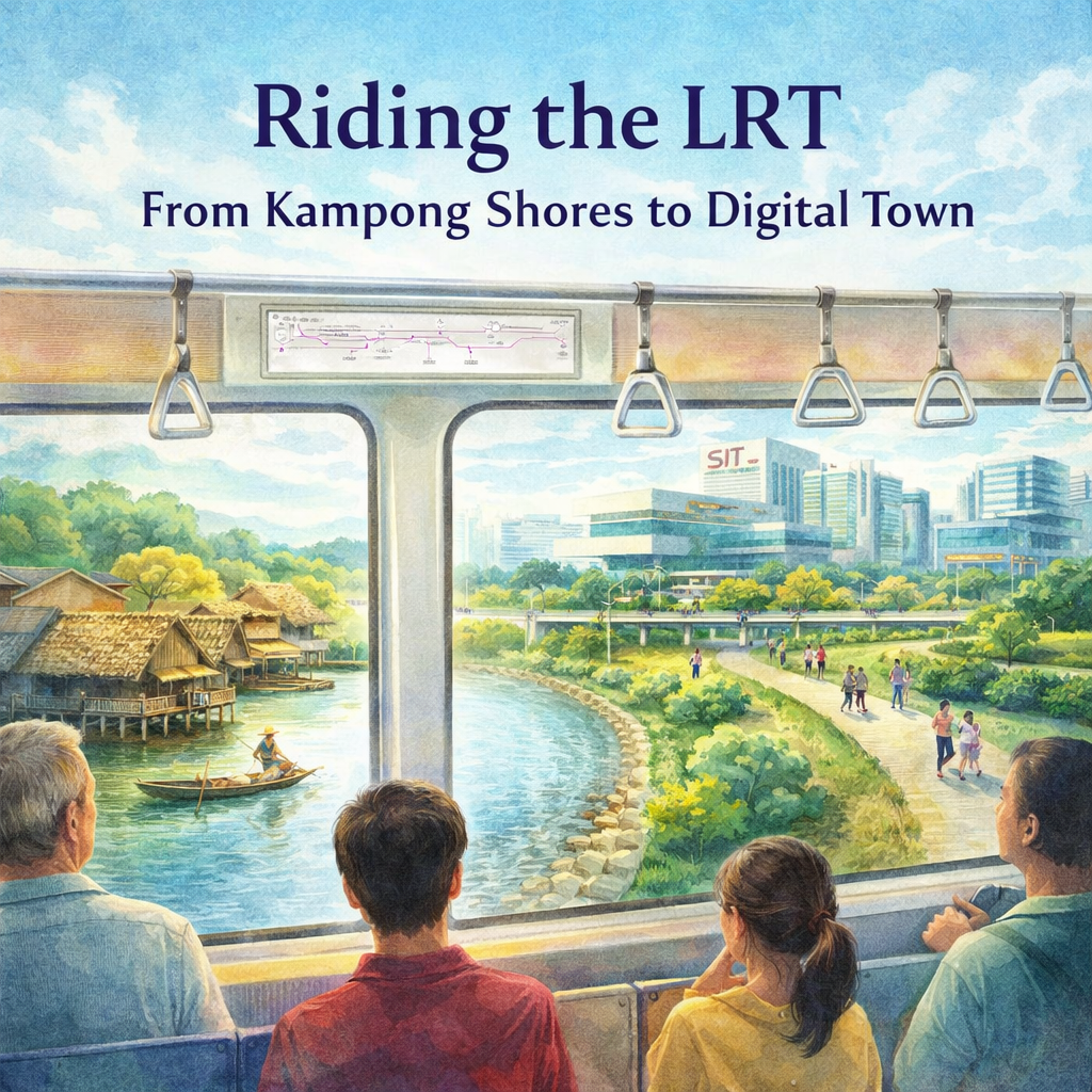 Riding the LRT: From Kampong Shores to Digital Town
